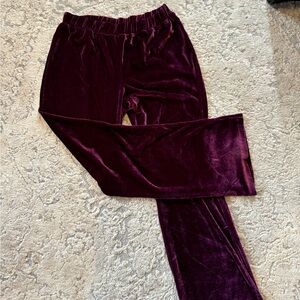 Vintage Purple Velvet Pants